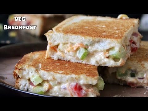 3 easy Veg Sandwich Recipes / Healthy Breakfast ideas / Ramadan Recipe / Bread Recipe 3 easy Veg Sandwich Recipes / Healthy Breakfast ideas / Ramadan Recipe / Bread Recipe
