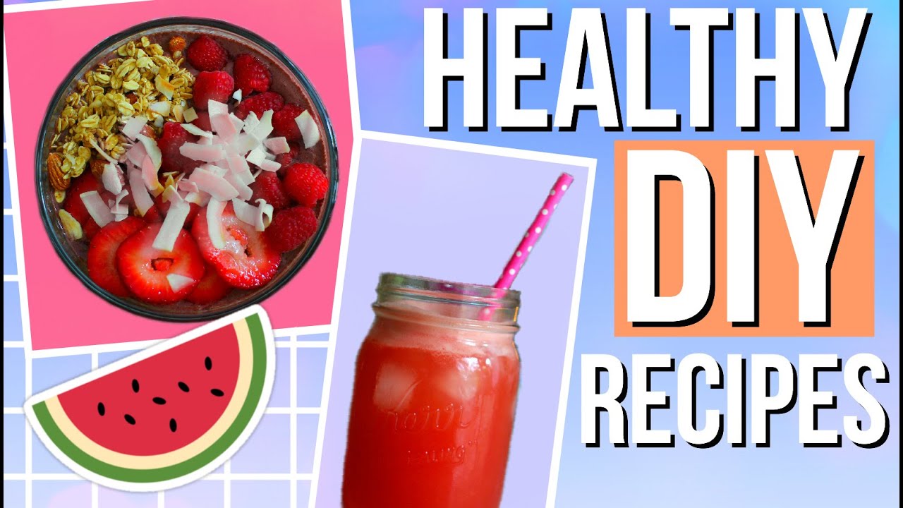 DIY Healthy Summer Recipes! Easy & Quick! DIY Healthy Summer Recipes! Easy & Quick!