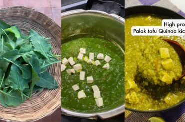 Palak tofu Khichadi | Quinoa | High Protein Meal | Healthy recipes | PCOS Diet | Weight loss recipes