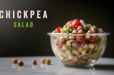 Chickpea Salad | Healthy High Protein Salad | Easy Salad Recipe @Cook' omania