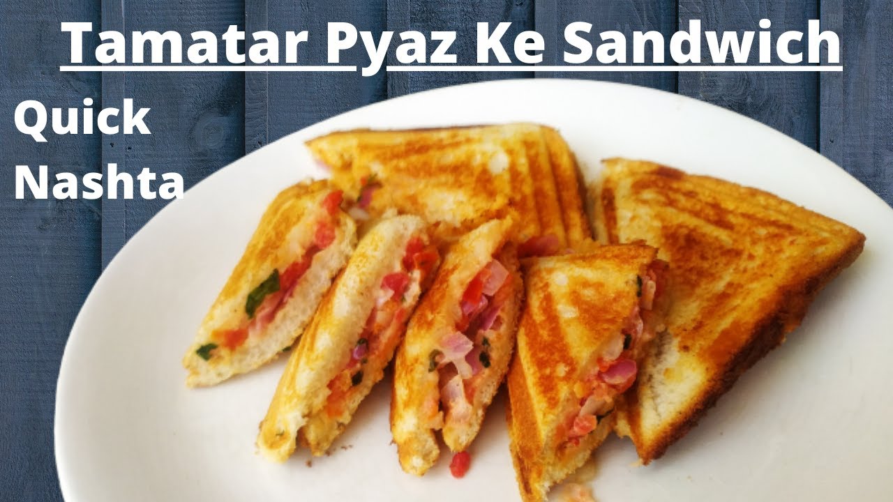 Tamatar pyaz ke Sandwich recipe Healthy Breakfast Tomato Onion Nasta Snacks – Health Beauty Kitchen Tamatar pyaz ke Sandwich recipe Healthy Breakfast Tomato Onion Nasta Snacks - Health Beauty Kitchen