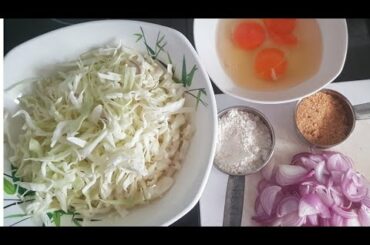 CABBAGE OMELETTE HEALTHY DELICIOUS MEAL FOR DIET/BREAKFAST
