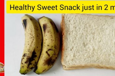 2 min Healthy Sweet Snake Recipe || Ramazan Special Bread Snack Recipe By FooD HuT