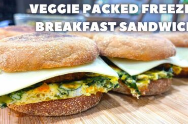 Easy Breakfast Sandwich Meal Prep | Healthy Breakfast Ideas | Freezer Friendly Recipe