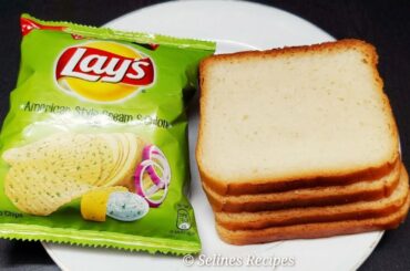 Bread & Lays Recipe |5 minutes Recipe | Quick Evening Snack Recipe | Cheese Burst Lays Bread Pizza |