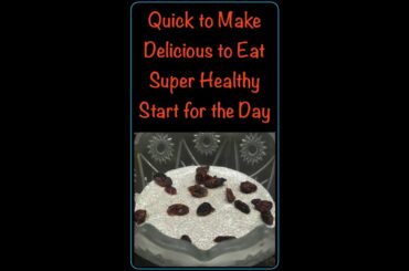 Healthy Breakfast Ideas - Simple Chia Pudding (no heat)