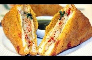 Healthy & Tasty Bread Bada / Bread Pakora / Bread Pakoda recipe / How to make Potato Bread Pakora