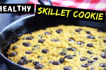 Chocolate Chip Skillet Cookie everyone can make! LAZY BUT HEALTHY RECIPE!
