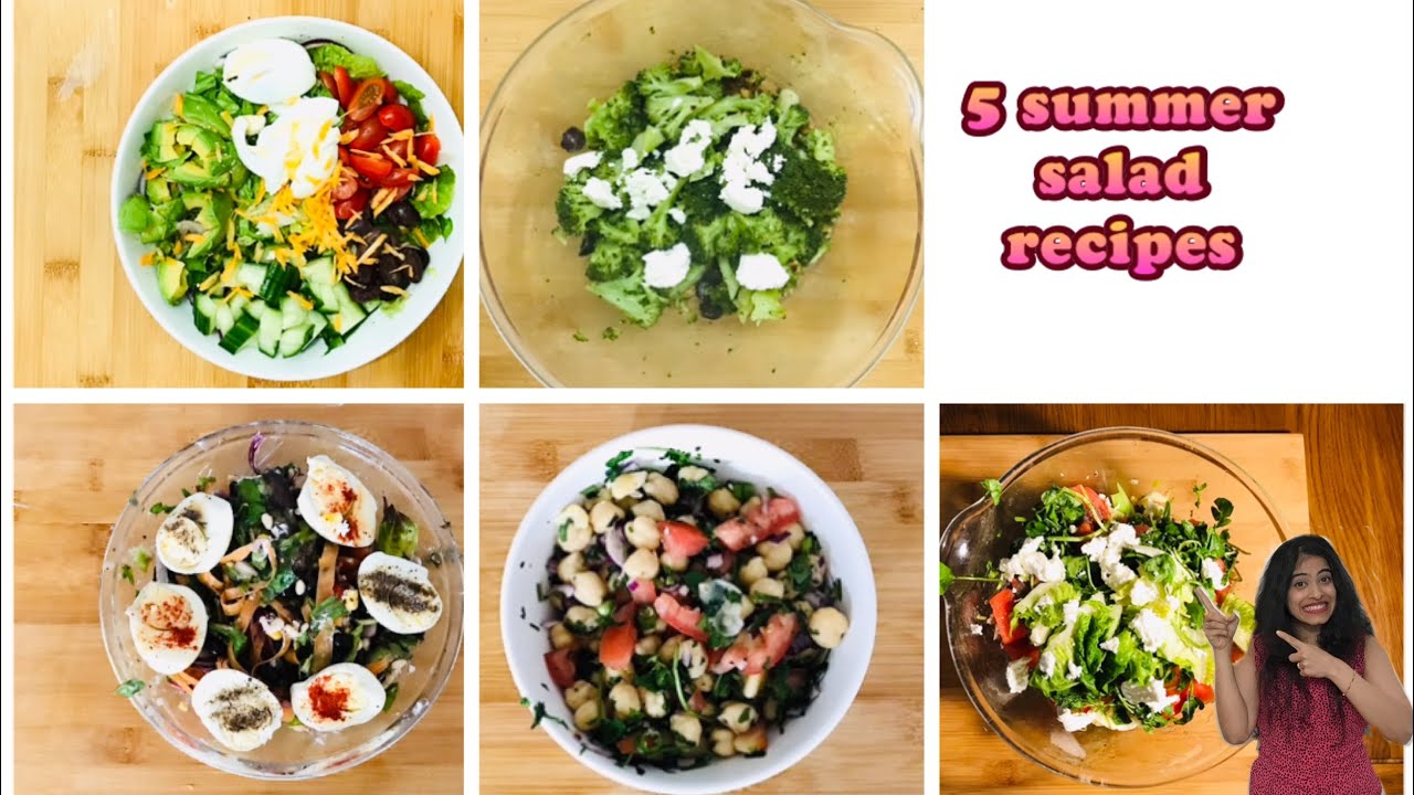 5 summer salad recipes 5 summer salad recipes