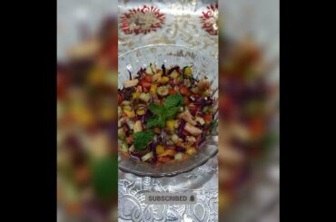 Baby Corn Salad Recipe/#short video/Healthy salad recipe/Cook with Nafa