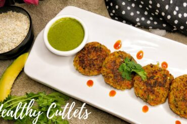 Healthy Breakfast/ Dinner Recipe || Weight Loss Recipe || Low Calorie Cutlets