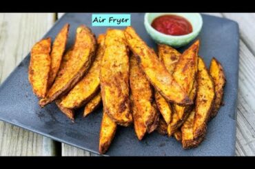 Air Fryer Crispy Potato Wedge Recipe | Healthy way to make Potato in Air Fryer