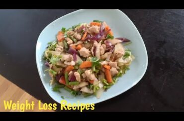 Vegetables mix with chicken| Healthy vegetables and chicken recipe| Weight loss Recipes|Low calories