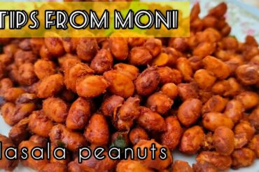 Masala peanuts recipe in tamil|Healthy evening snacks recipe|Crispy masala peanuts