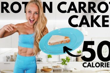 50 cal Protein Carrot Cake Recipe (my new favorite) easy and quick low calorie anabolic dessert!