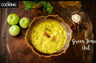 Green Tomato Moong Dal | Tomato Curry | Side Dish for Chapathi | Healthy Recipes | Lunch Recipes