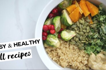 Easy Healthy Fall Recipes // Weekly Meal Prep
