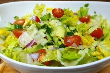 How to make healthy salad||Avocado salad || for weight loss salad #shorts #youtubeshorts