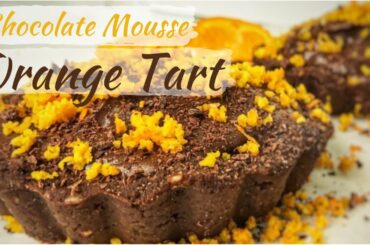 Vegan Chocolate Orange Tart // Low Calorie Raw Dessert // Easy to Make