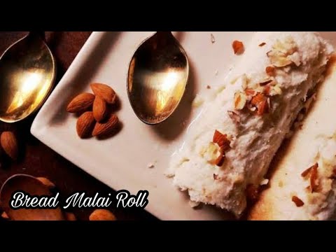 5 min Fireless Cooking recipe | Soft , Tasty , Fluffy Bread Malai Roll with condensed milk 5 min Fireless Cooking recipe | Soft , Tasty , Fluffy Bread Malai Roll with condensed milk