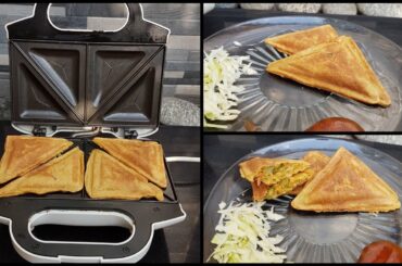 Besan Sandwich Without Bread - Nida's Cuisine - Ramzan Special Recipes - Healthy Sandwich Recipe