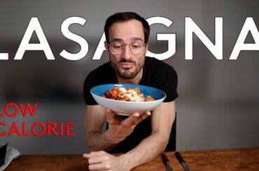 How to make Low Calorie healthy Lasagna that tastes AMAZING| Italian Recipe to lose weight