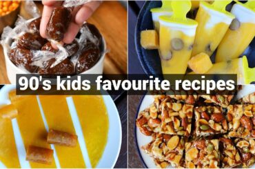 4 must try 90's kids favourite recipes | popular kids snack recipes from 90's | kids dessert recipes