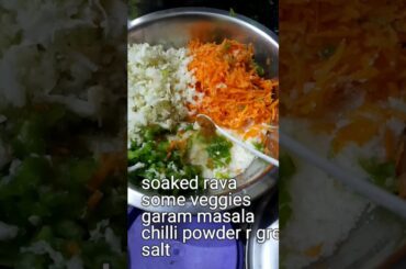 Simple RAVA VEGGIE Sandwich || #shorts || simple Healthy Breakfast and Dinner recipe in tamil