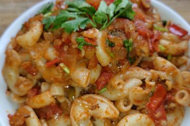 masala macaroni pasta indain style |pasta recipe | healthy lunch box recipe |macaroni pasta