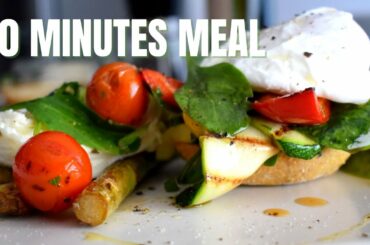 How to Make a Healthy Lunch in 10 Minutes | Easy Lunch with Veggies and Proteins
