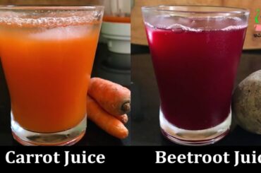 Healthy Summer Juice Recipes | How To Make Carrot Juice In Telugu | Beetroot Juice Recipe Benefits
