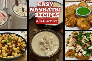 6 Easy Navratri Special Recipes | Navratri Recipes | Healthy Navratri Drinks |Simple Vrat Recipes