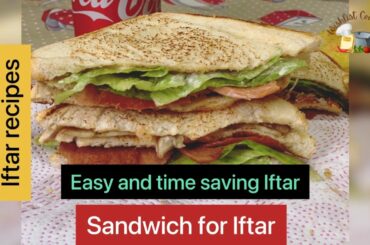 Unique and tasty Sandwich | Iftar menu recipes |