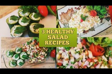 3 healthy salad recipes | How to make salad | salad recipes by sensational bite's kitchen.