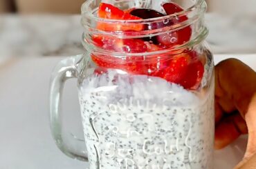 HOW TO MAKE COCONUT CHAI PUDDING |healthy breakfast recipe|