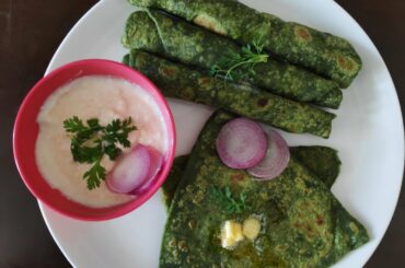 Palak Paratha | Weight loss | Healthy paratha recipes| Palak recipes |#palakparatha #weightloss