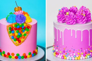 M&M Chocolate Cakes Are Very Yummy | So Tasty Colorful Cake Ideas | Perfect Cake Decorating