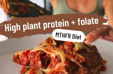 EASY HEALTHY LASAGNA RECIPE // MTHFR diet
