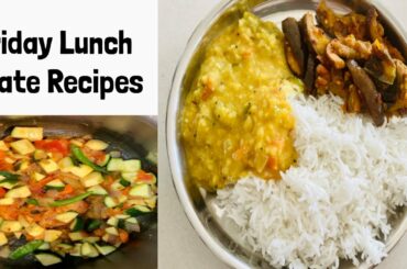 Zucchini Koottu & Kathirikai Varuval | Tamil Samayal | Friday Veg Lunch Recipe | Indian Cooking