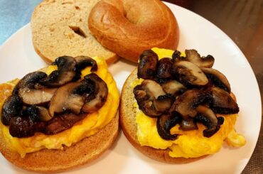 #shorts A day starting with Costco Whole wheat bagels sandwich recipe