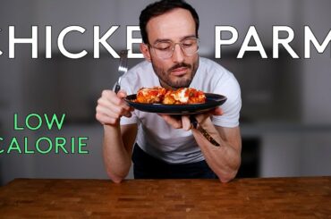 Healthy Air Fryer fried Chicken Parm Recipe | Low Calorie Chicken Parmesan | Anabolic Protein Meal