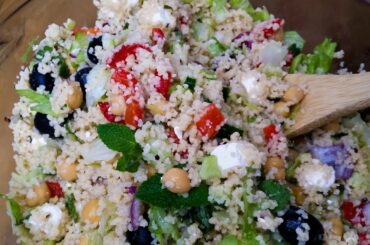 Mediterranean Couscous Salad Recipe | Healthy Salad for Ramadan better than Chaat