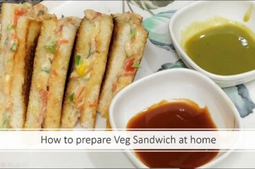 How to easily prepare sandwich at home | Home Recipes