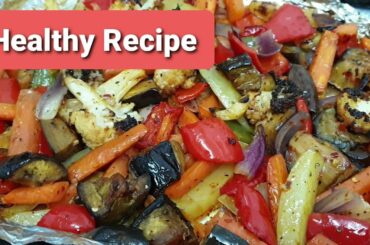 Grilled & Roasted Vegetables | Easy Oven-baked & Healthy Recipe Ideas #shorts