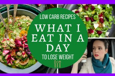 FULL DAY OF EATING FOR WEIGHT LOSS - Low Carb Recipes - Healthy Meal Prep