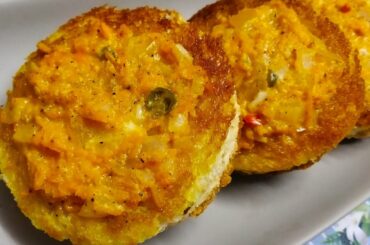 Veg Mexican Coins | Healthy Snacks Recipe | Easy Bread Toast