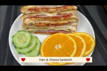 #SHORTS HAM AND CHEESE WITH TOMATO & CUCUMBER SANDWICH | EASY SANDWICH RECIPE | SIMPLY LOT-LOT
