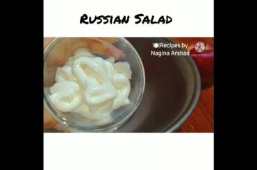#Shorts #RussianSalad || Russian Salad  Recipe || #RamzanSpecialRecipe || Recipes By Nagina Arshad
