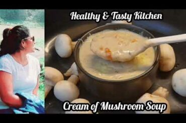 Cream of Mushroom Soup Recipe | kalan Soup in Tamil |