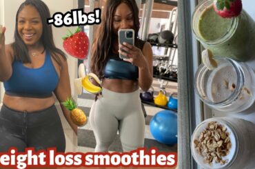 86lbs Down! Healthy Smoothie Recipe for Meal Replacement and Weight Loss!